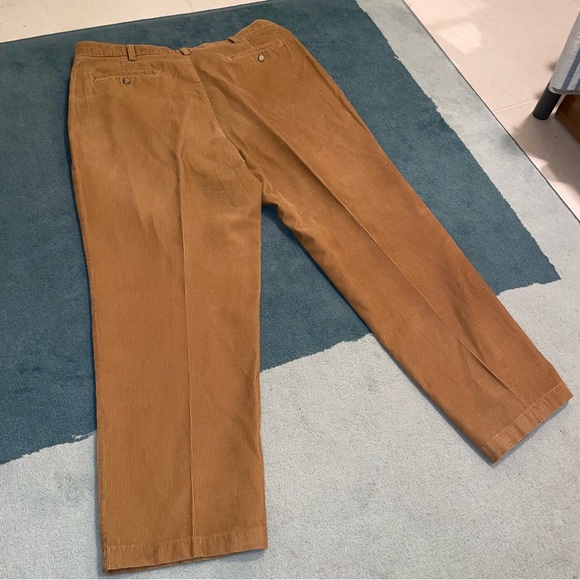 Savane Men's Light Brown Corduroy Pants - Picture 6 of 9